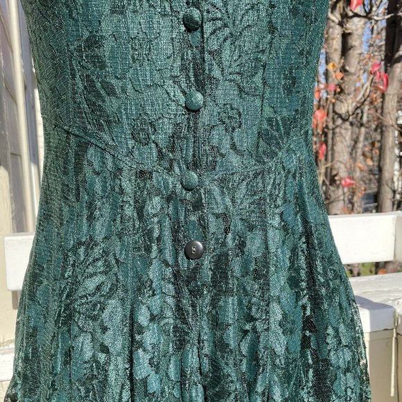 VTG Nostalgia Floral Dress Boho Grunge Cottagecore - Picture 3 of 8